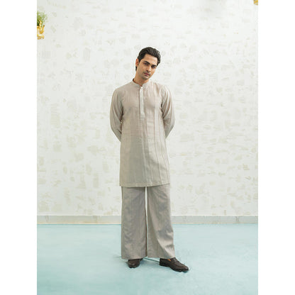 Runit Gupta Flamingo Rays Kurta with Pyjama and Nehru Jacket