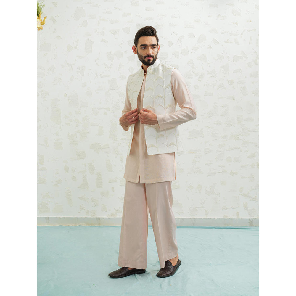 Runit Gupta Multiarc Ivory Nehru Jacket