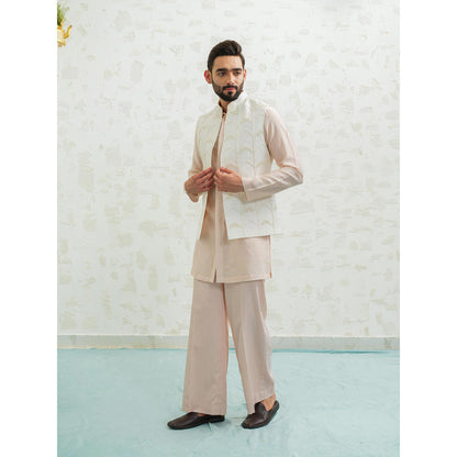 Runit Gupta Multiarc Ivory Nehru Jacket