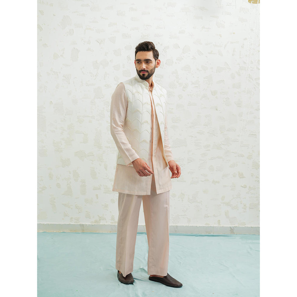 Runit Gupta Multiarc Ivory Nehru Jacket