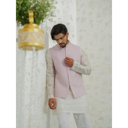 Runit Gupta Lilac Line Nehru Jacket
