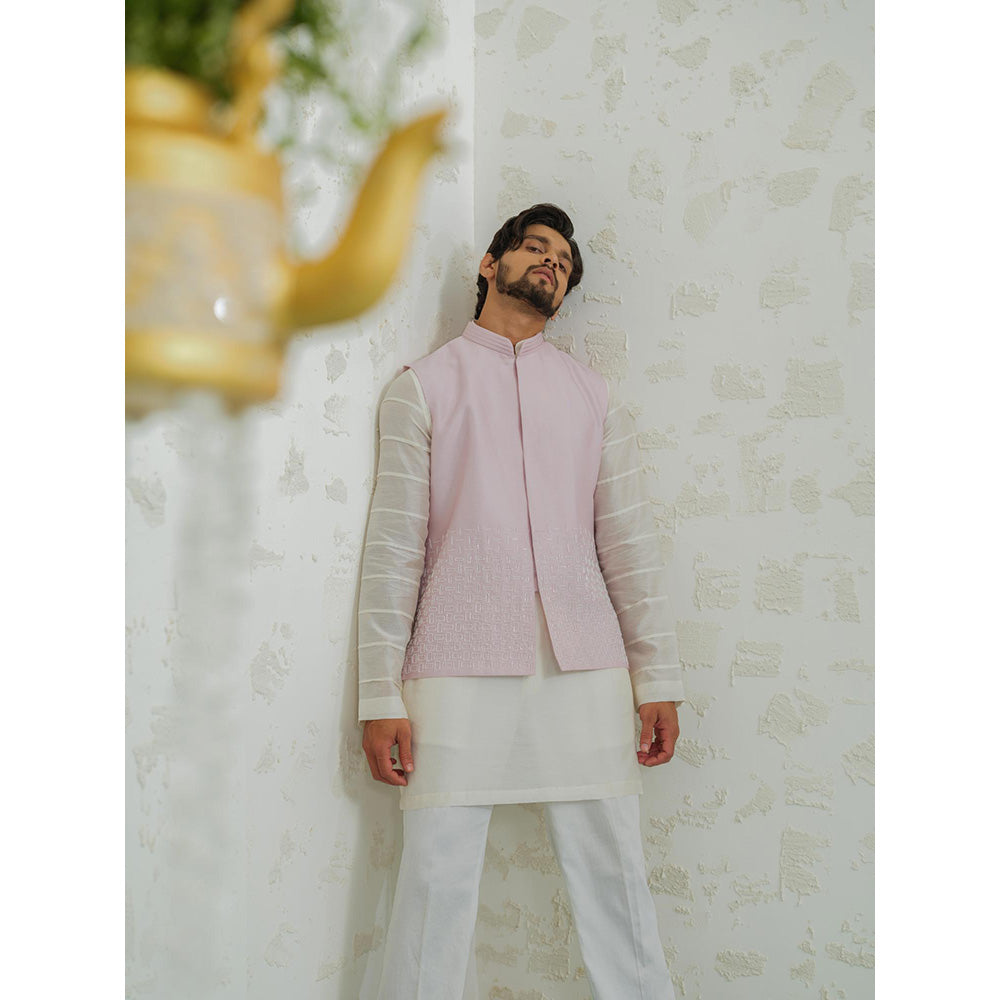 Runit Gupta Lilac Line Nehru Jacket