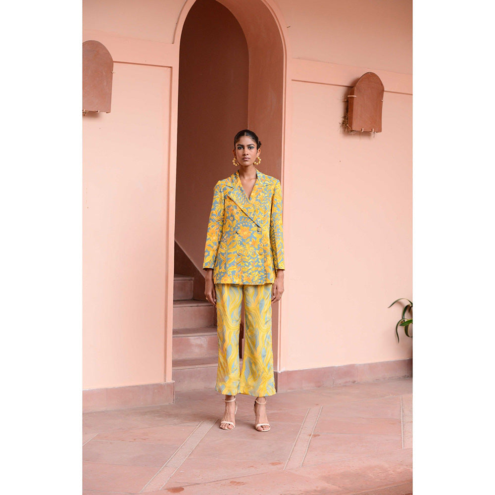 RV Pret PA Power Yellow Blazer and Pant (Set of 2)