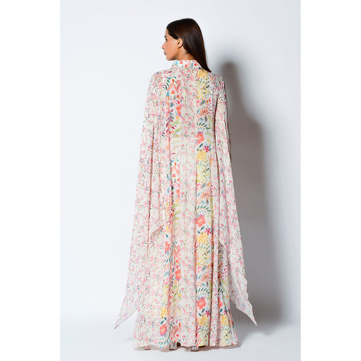 RV Pret The Jacket Cape Silhouette Is Detailed with Fringes & Gems At The Front