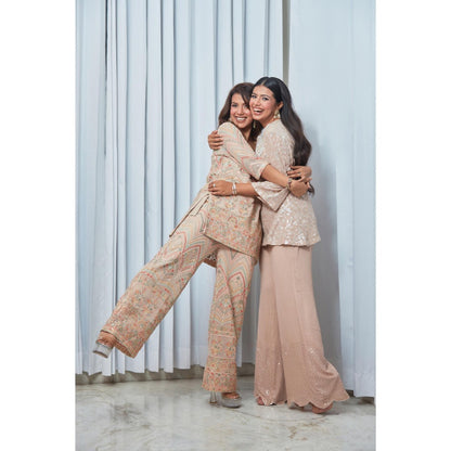 Saaj by Ankita Mauve Sequin Shimmer Co-Ord Set