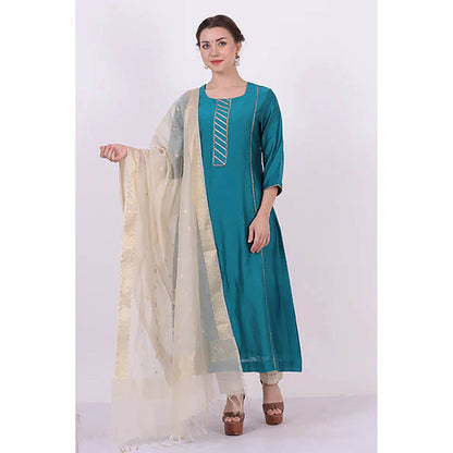 Saatvikei Kaavya - Turquoise Kurta