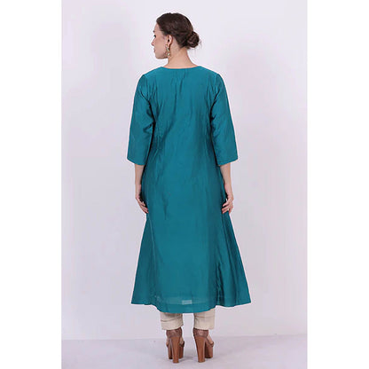 Saatvikei Kaavya - Turquoise Kurta