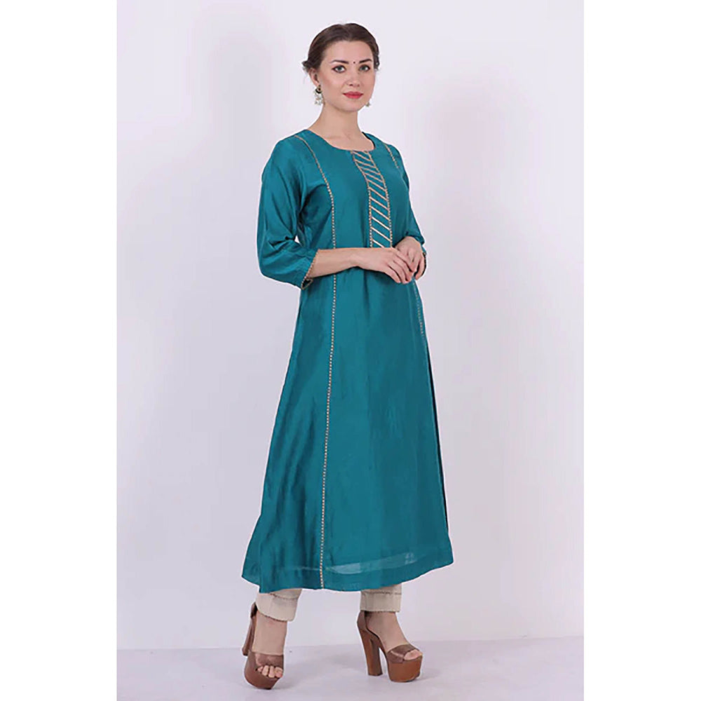Saatvikei Kaavya - Turquoise Kurta