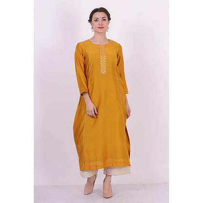 Saatvikei Kaavya - Yellow Kurta