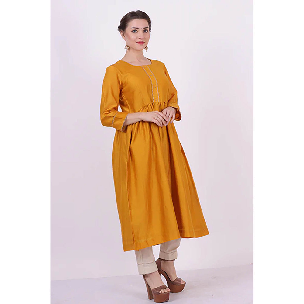 Saatvikei Padma - Yellow Kurta