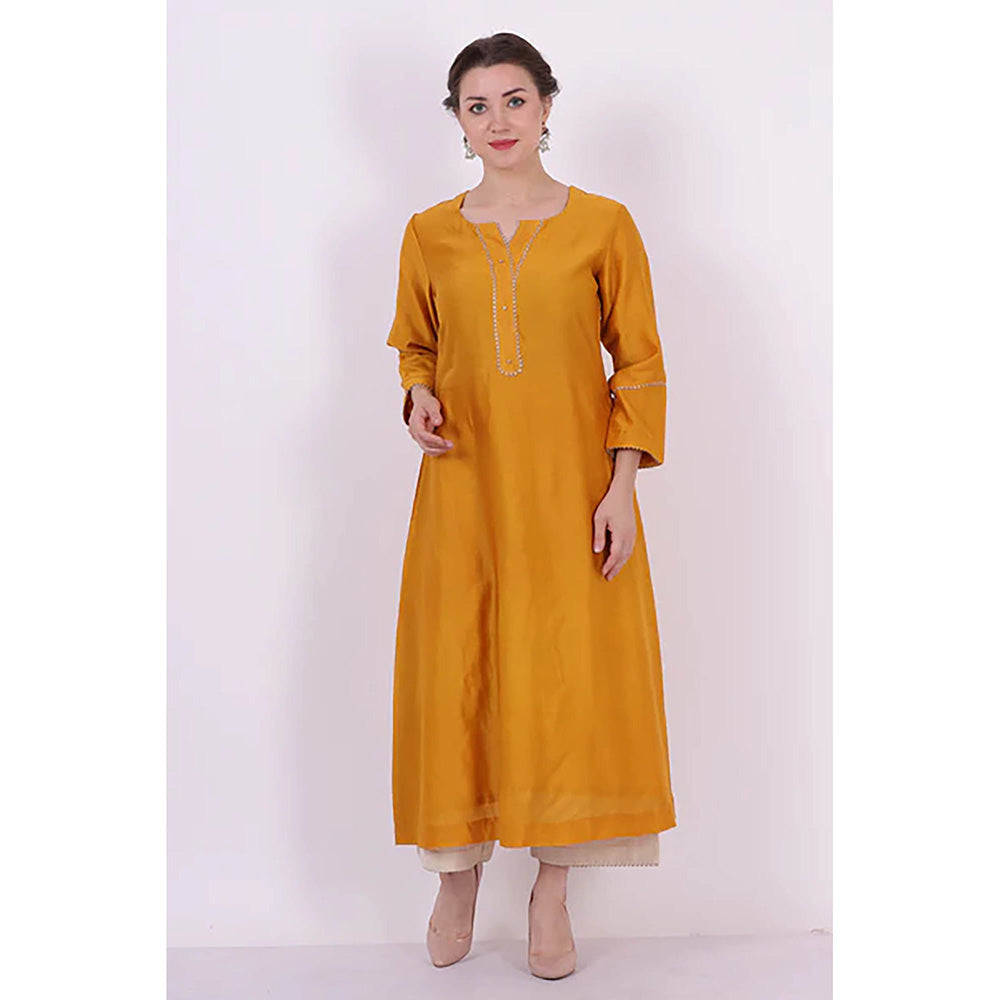 Saatvikei Saroj - Yellow Kurta