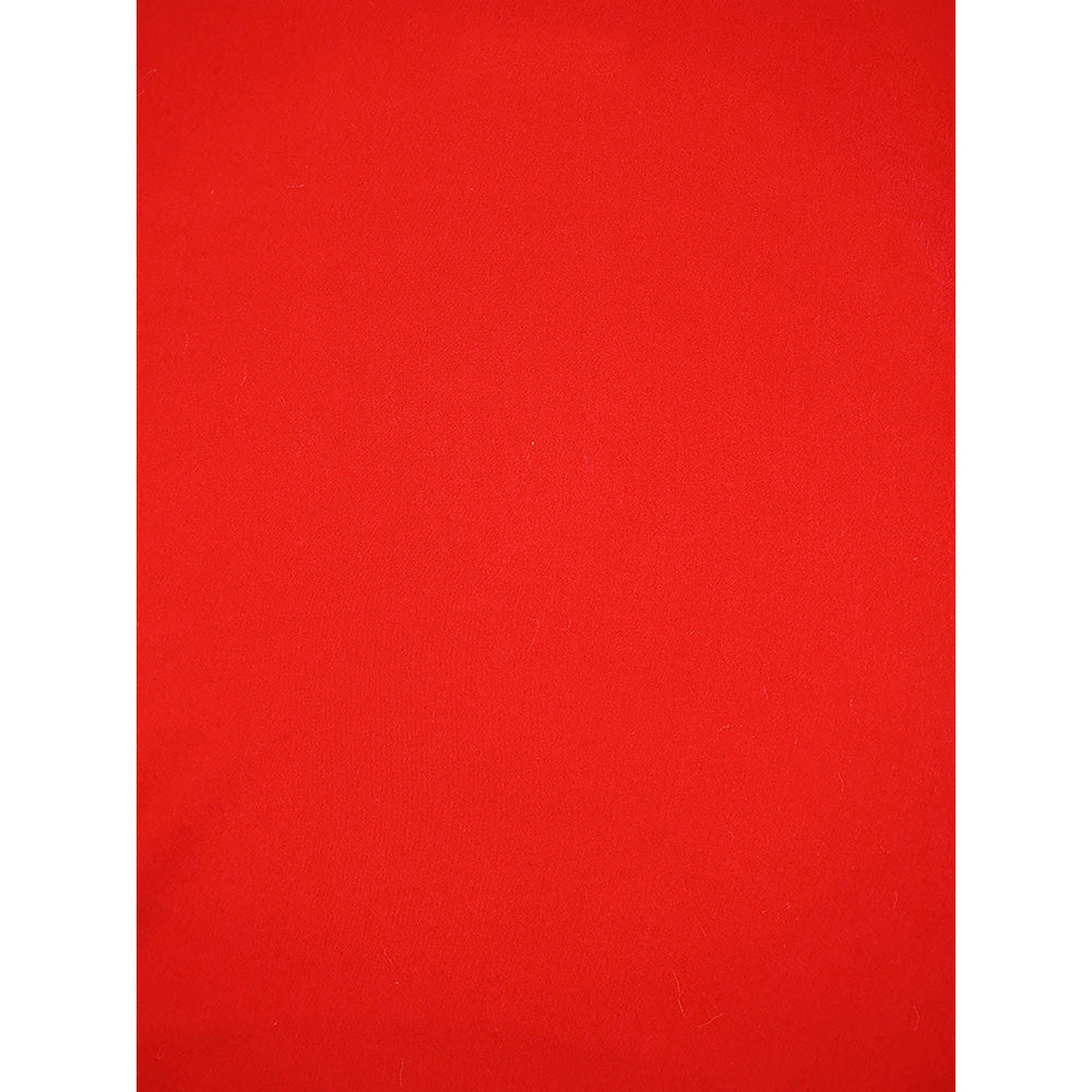 Sacred Weaves Red Saree with Unstitched Blouse