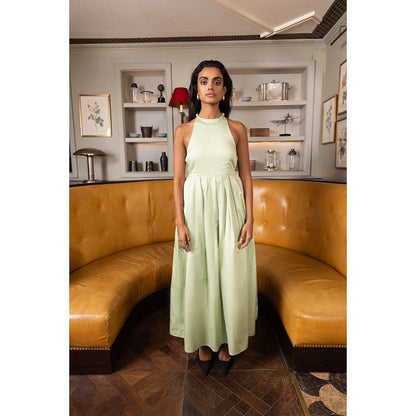 Sage By Mala Pistachio Pearl Dress