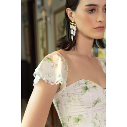Sage By Mala Spring Whisper Midi Dress
