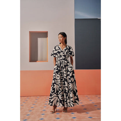 Sage By Mala Black Jazz Maxi Dress