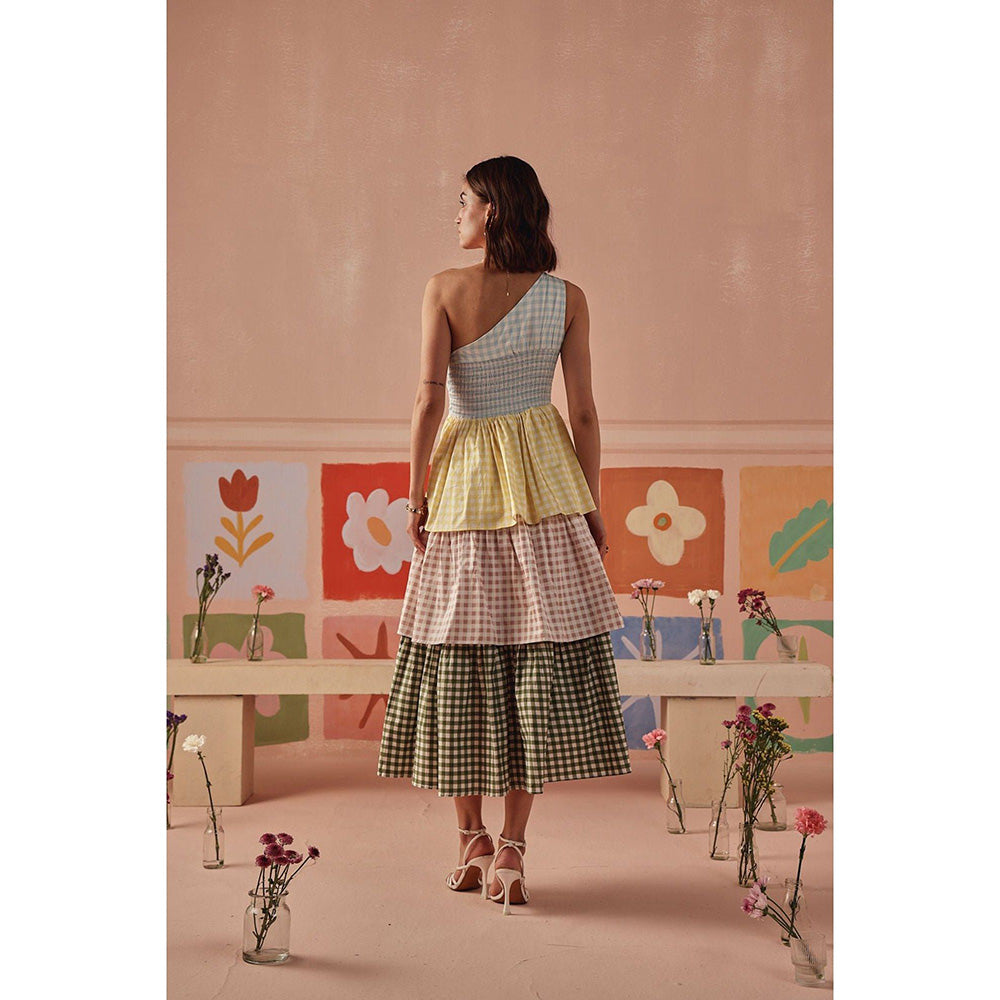 Sage By Mala Multi-Colour Nivea Midi Dress