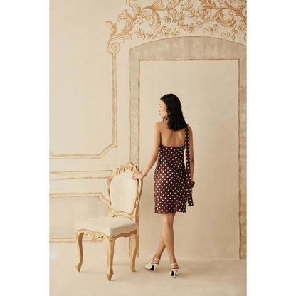 Sage By Mala Women Wine Satin Midi Dress