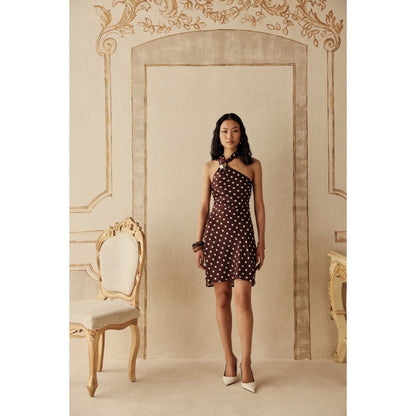 Sage By Mala Women Wine Satin Midi Dress