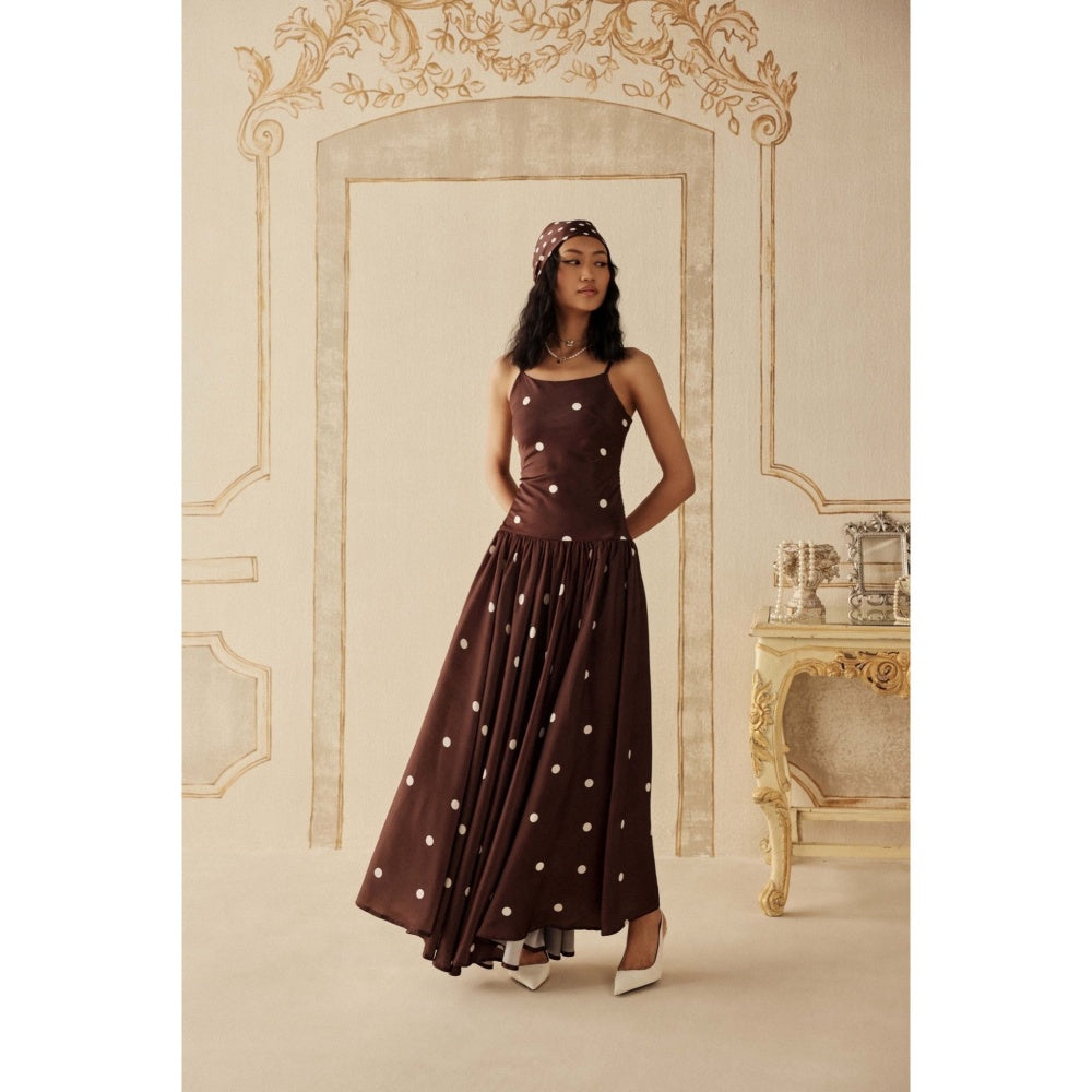 Sage By Mala Women Wine Satin Maxi Dress