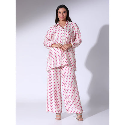 Sakshi Girri Fuchsia Pink Co-Ord (Set of 2)