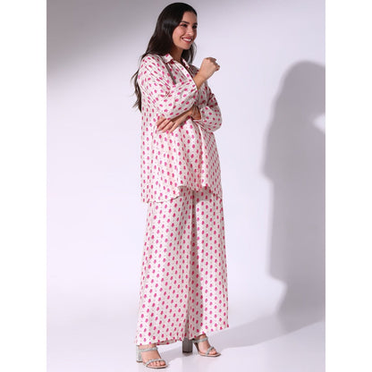 Sakshi Girri Fuchsia Pink Co-Ord (Set of 2)