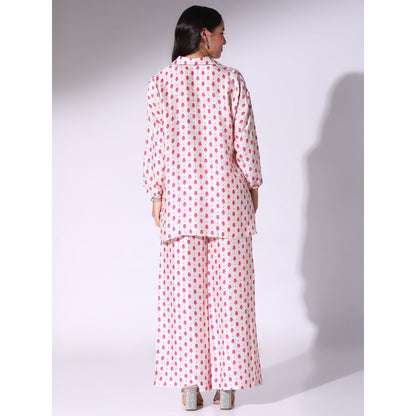 Sakshi Girri Fuchsia Pink Co-Ord (Set of 2)