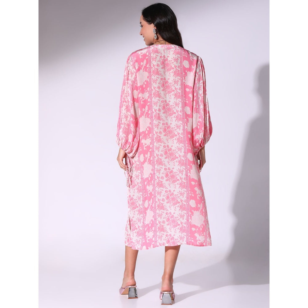 Sakshi Girri Pink Floral Printed Dress
