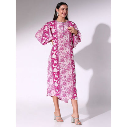 Sakshi Girri Purple Floral Printed Dress
