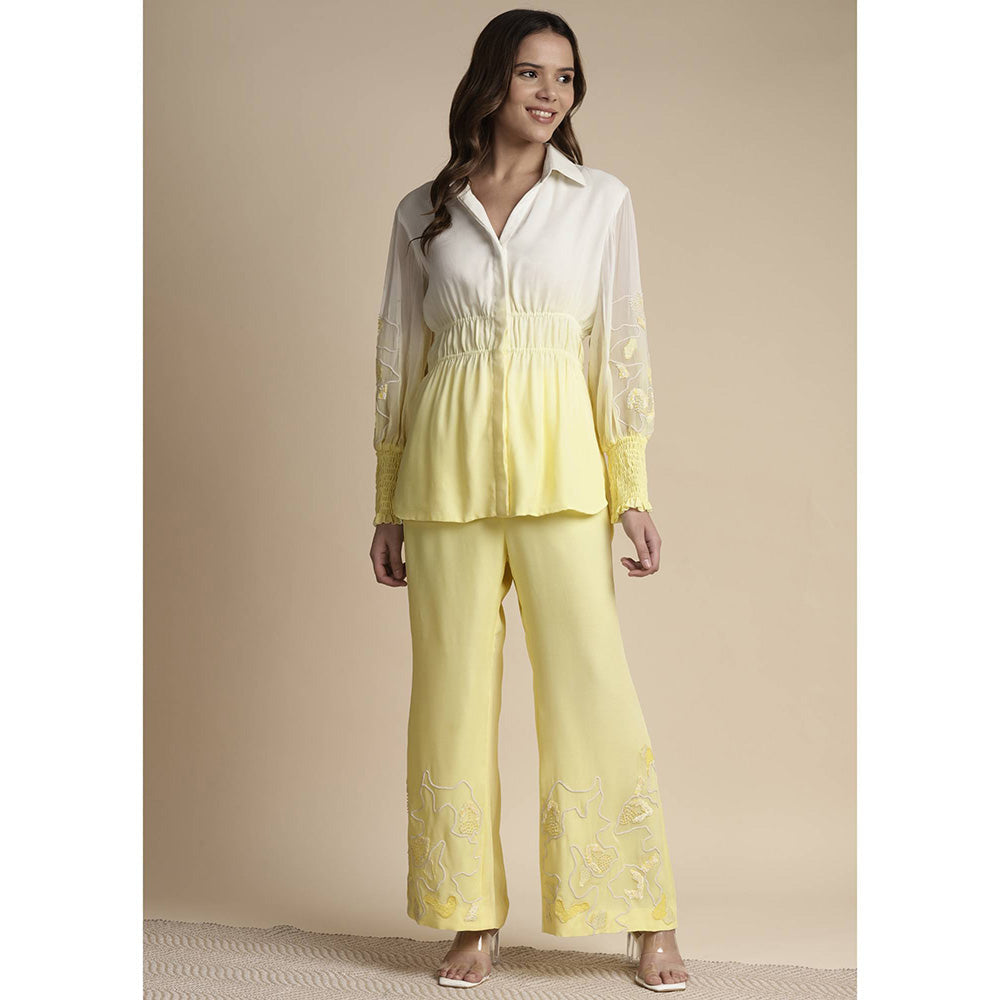 SAKSHI KHETTERPAL Sunshine Ombre Elasticated Co-Ord (Set of 2)