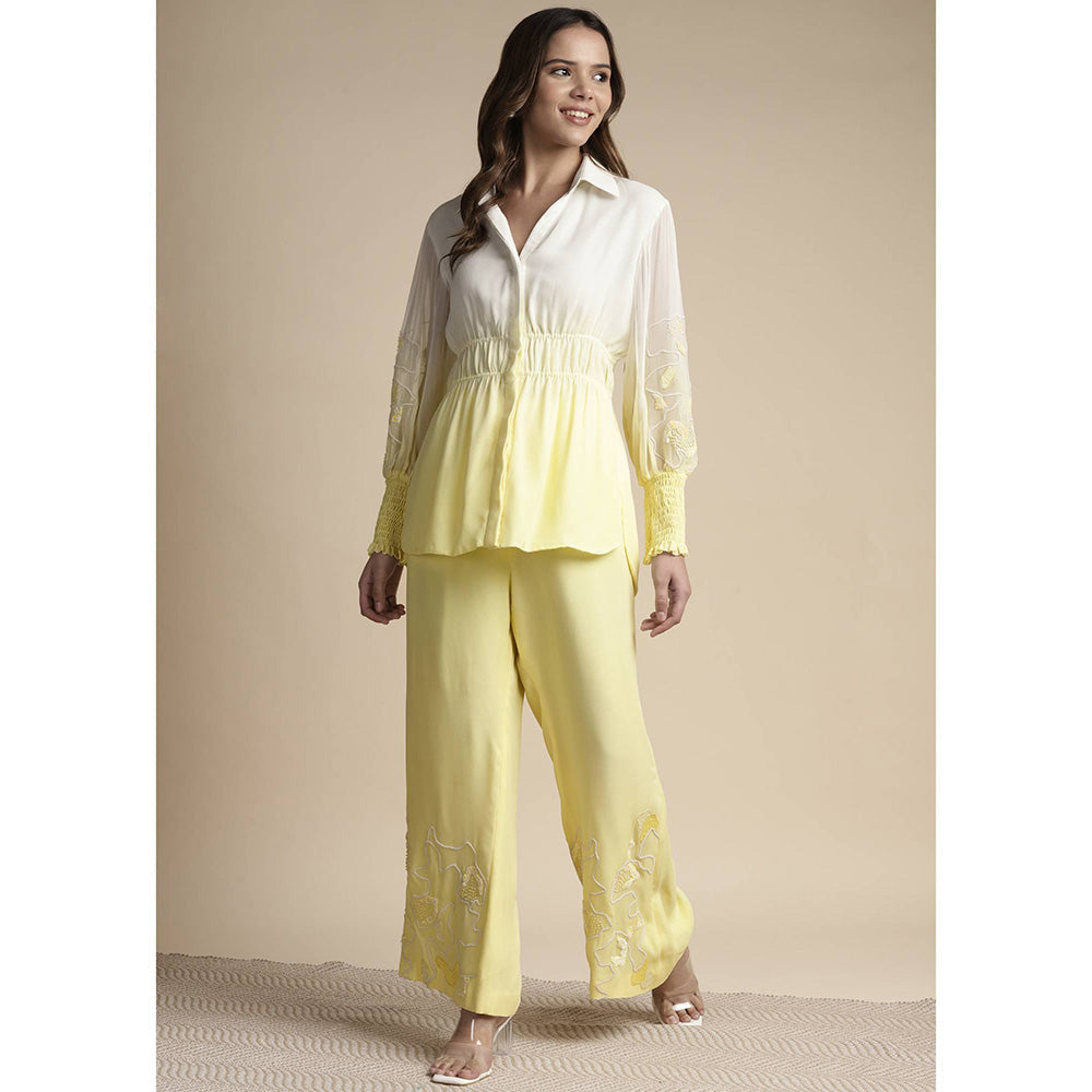 SAKSHI KHETTERPAL Sunshine Ombre Elasticated Co-Ord (Set of 2)