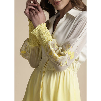 SAKSHI KHETTERPAL Sunshine Ombre Elasticated Co-Ord (Set of 2)