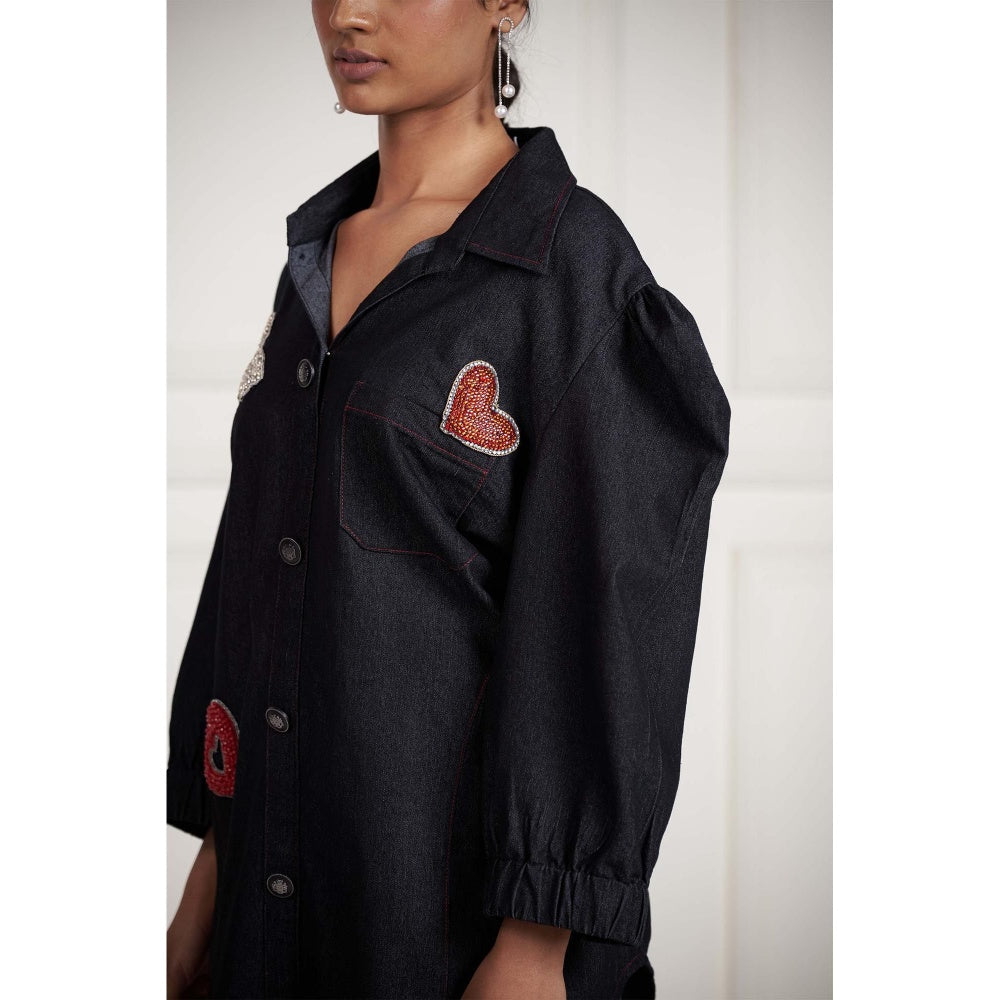 SAKSHI G CHAWLA Black Alice Shirt