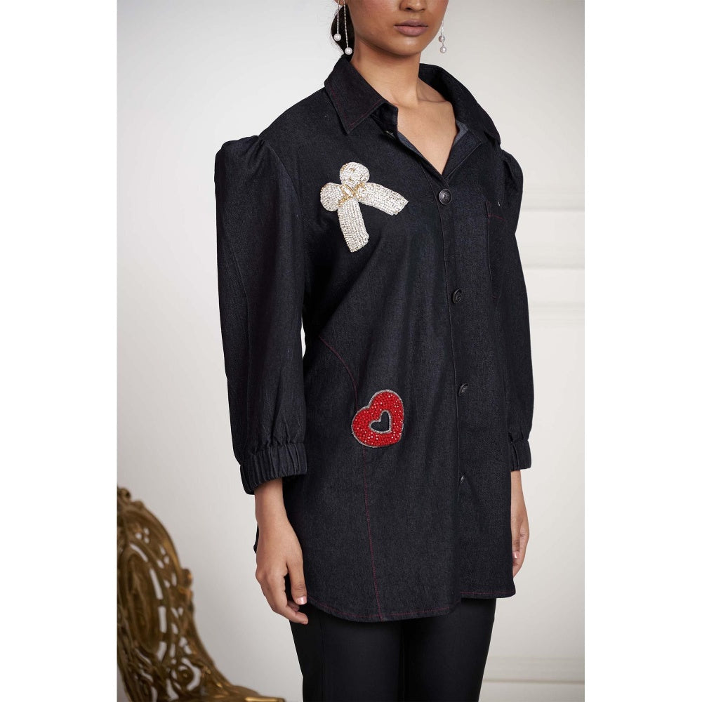 SAKSHI G CHAWLA Black Alice Shirt