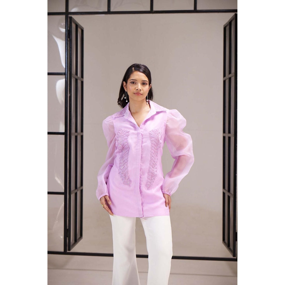SAKSHI G CHAWLA Lavender Lani Shirt