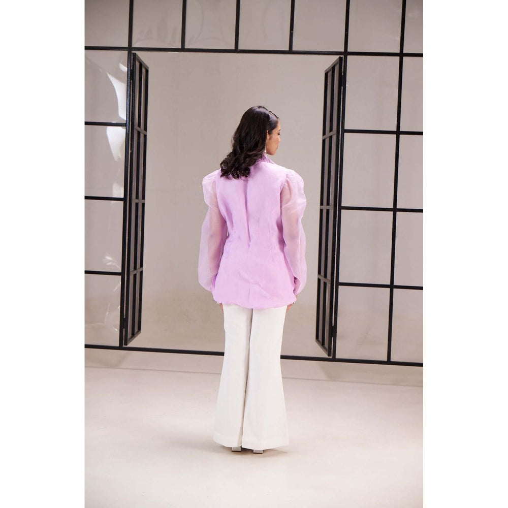 SAKSHI G CHAWLA Lavender Lani Shirt