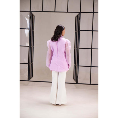 SAKSHI G CHAWLA Lavender Lani Shirt