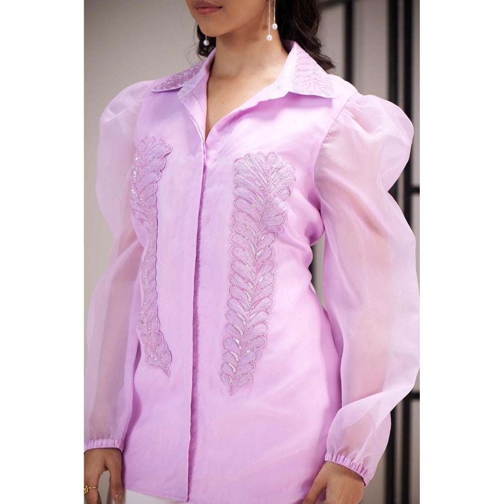 SAKSHI G CHAWLA Lavender Lani Shirt