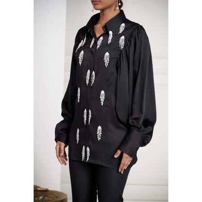 SAKSHI G CHAWLA Black Opal Shirt