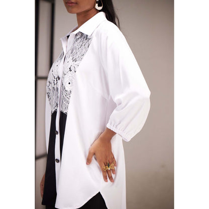 SAKSHI G CHAWLA White Helen Shirt
