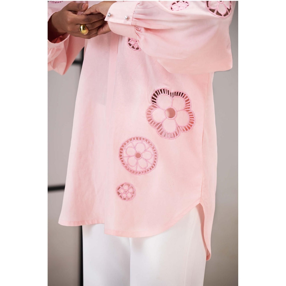 SAKSHI G CHAWLA Pink Jana Shirt