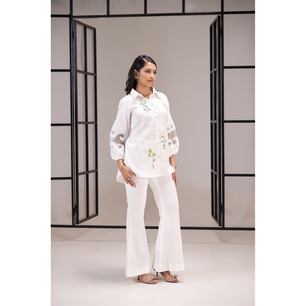 SAKSHI G CHAWLA White Aina Shirt