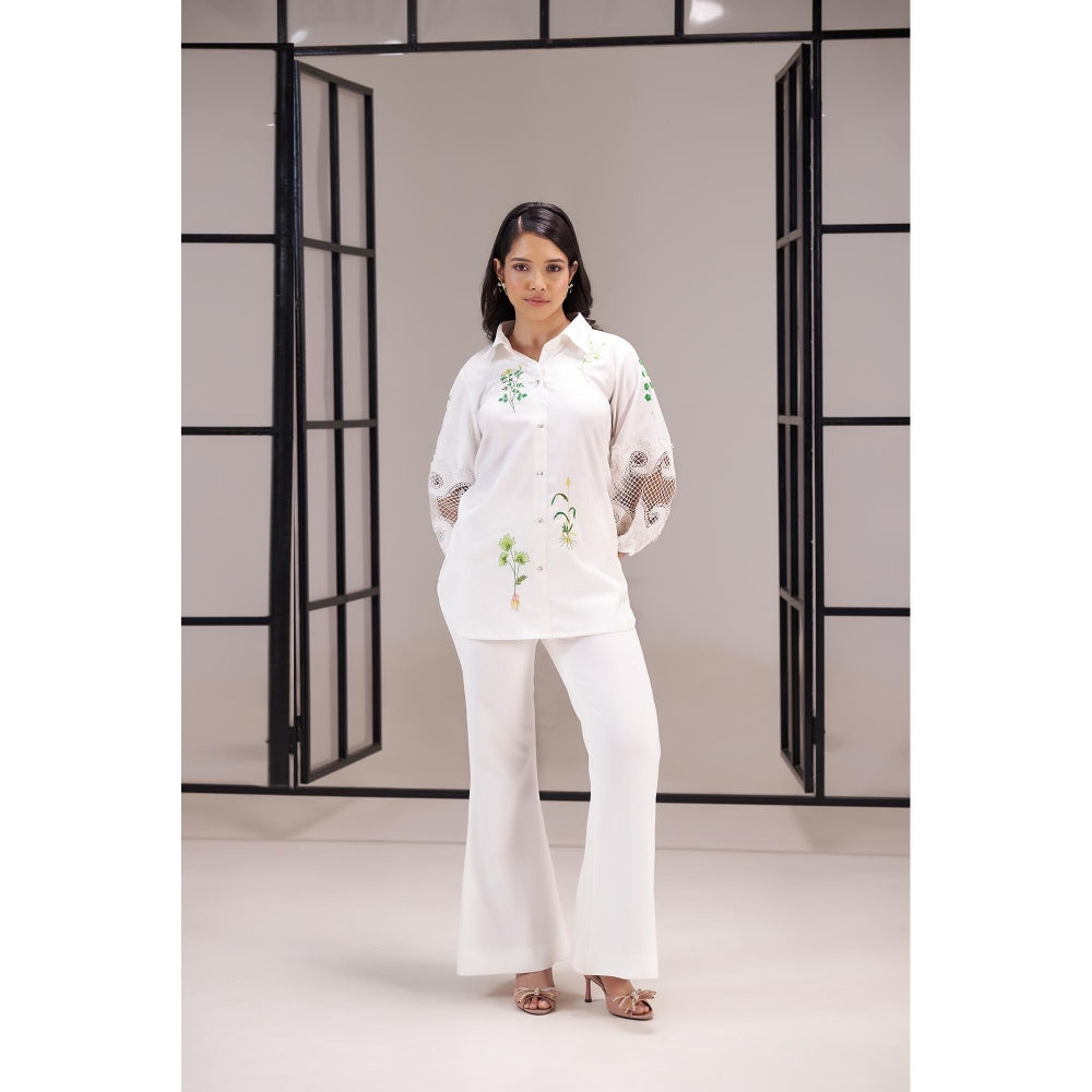 SAKSHI G CHAWLA White Aina Shirt