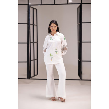 SAKSHI G CHAWLA White Aina Shirt