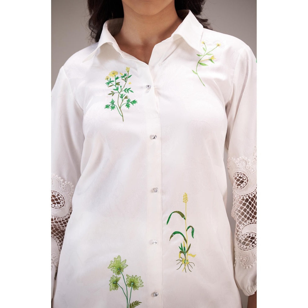 SAKSHI G CHAWLA White Aina Shirt