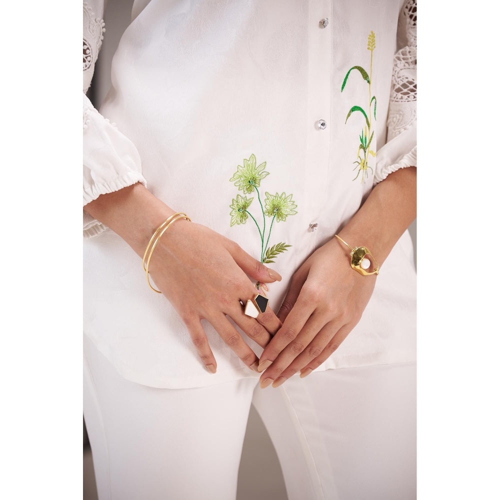 SAKSHI G CHAWLA White Aina Shirt