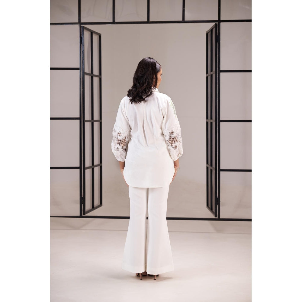 SAKSHI G CHAWLA White Aina Shirt