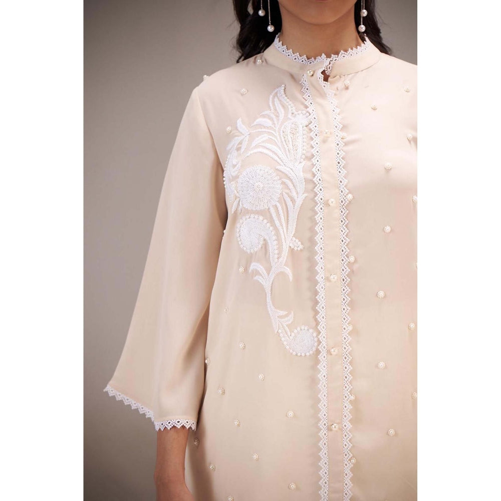 SAKSHI G CHAWLA Cream Mae Shirt