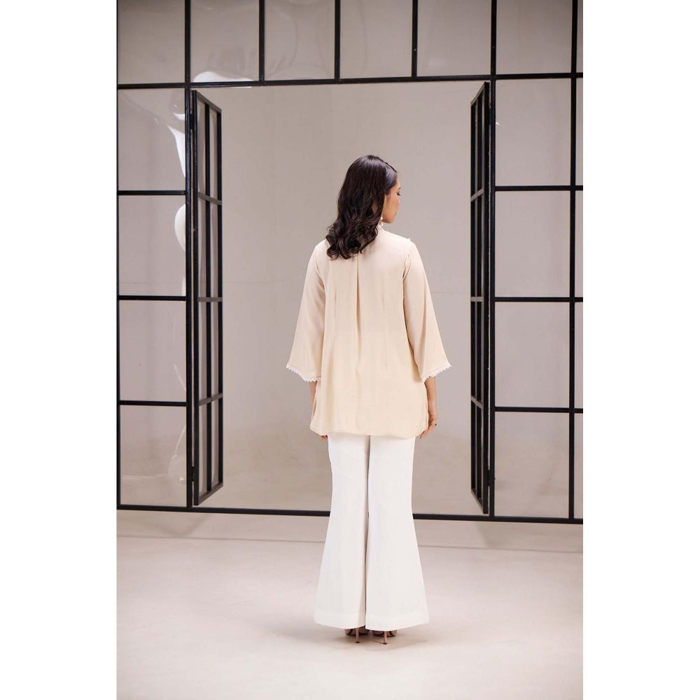 SAKSHI G CHAWLA Cream Mae Shirt