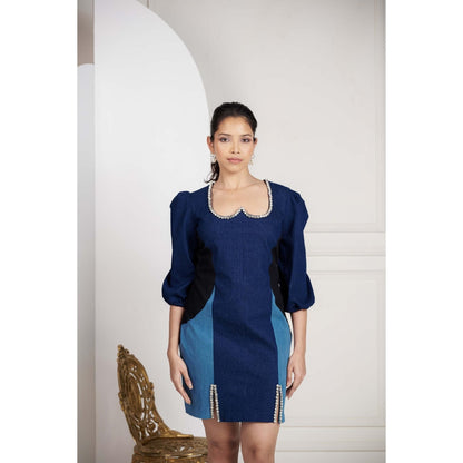 SAKSHI G CHAWLA Blue Emma Dress