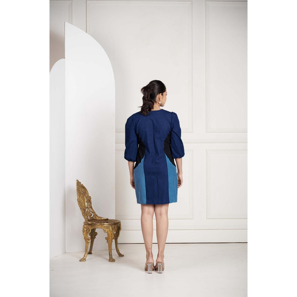 SAKSHI G CHAWLA Blue Emma Dress